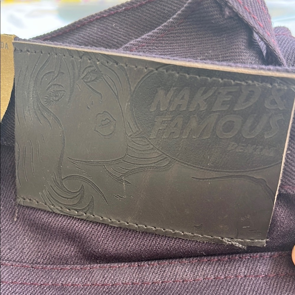 Naked & Famous Denim Black Slim Jeans - Picture 9 of 12